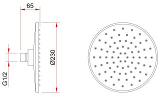 Душевой комплект Berges Nardis 3R хром 071007